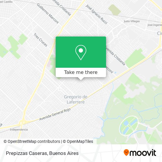 Prepizzas Caseras map