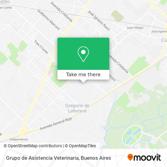 Grupo de Asistencia Veterinaria map