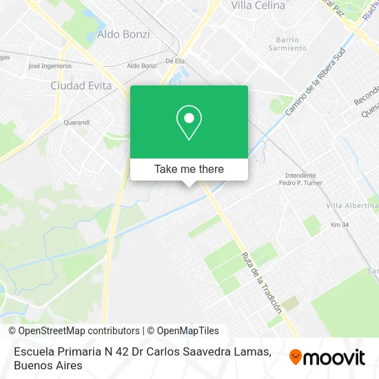 Escuela Primaria N 42 Dr Carlos Saavedra Lamas map