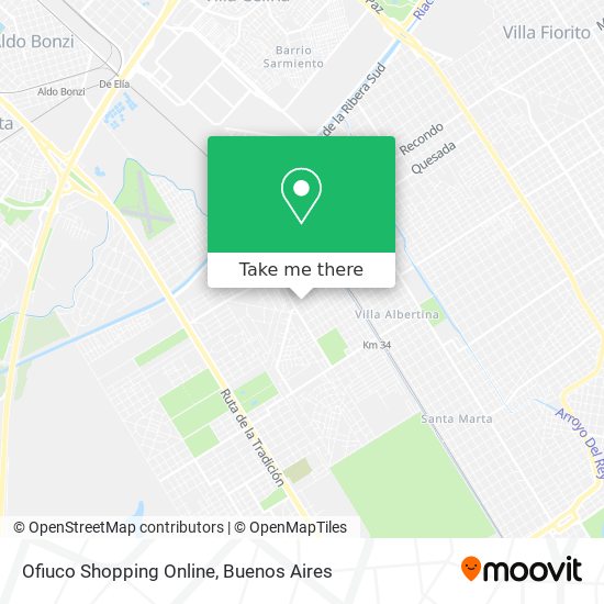 Mapa de Ofiuco Shopping Online