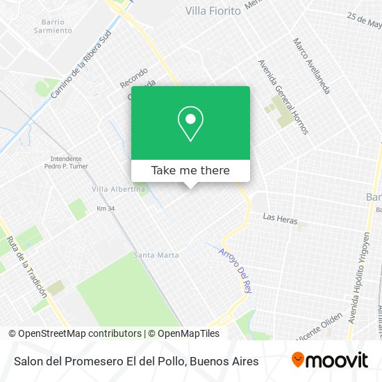 Mapa de Salon del Promesero El del Pollo