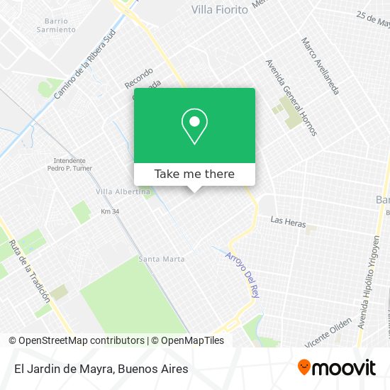 Mapa de El Jardin de Mayra