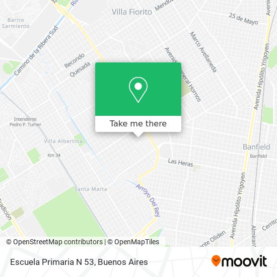 Escuela Primaria N 53 map