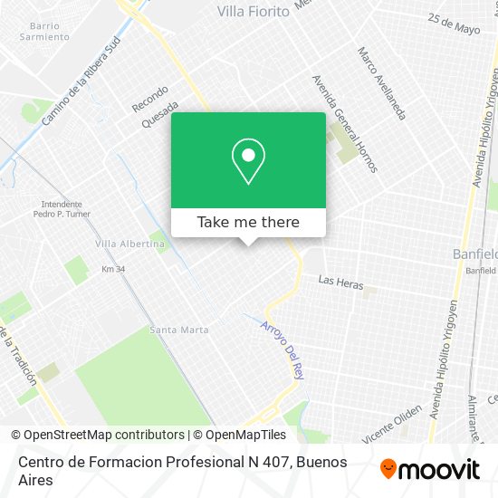 Centro de Formacion Profesional N 407 map