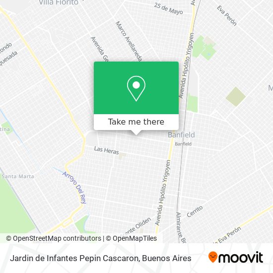 Jardin de Infantes Pepin Cascaron map