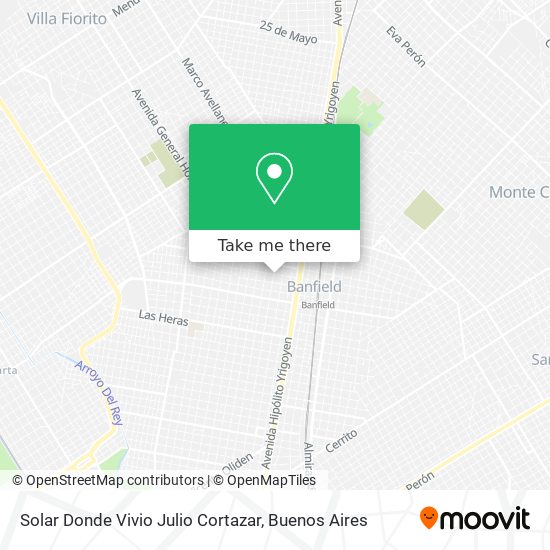 Solar Donde Vivio Julio Cortazar map