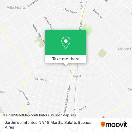 Jardin de Infantes N 918 Martha Salotti map