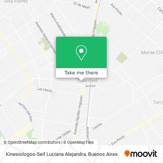 Mapa de Kinesiologos-Seif Luciana Alejandra