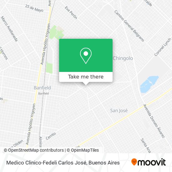 Mapa de Medico Clinico-Fedeli Carlos José