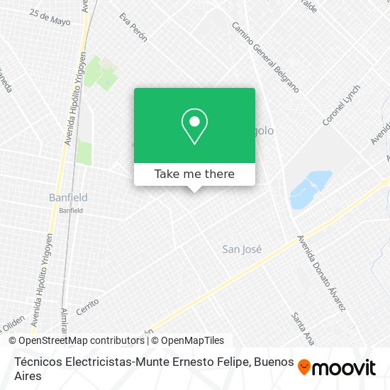 Mapa de Técnicos Electricistas-Munte Ernesto Felipe