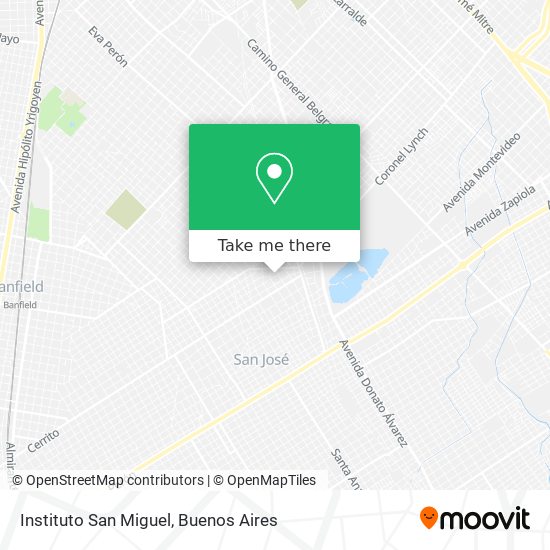 Instituto San Miguel map