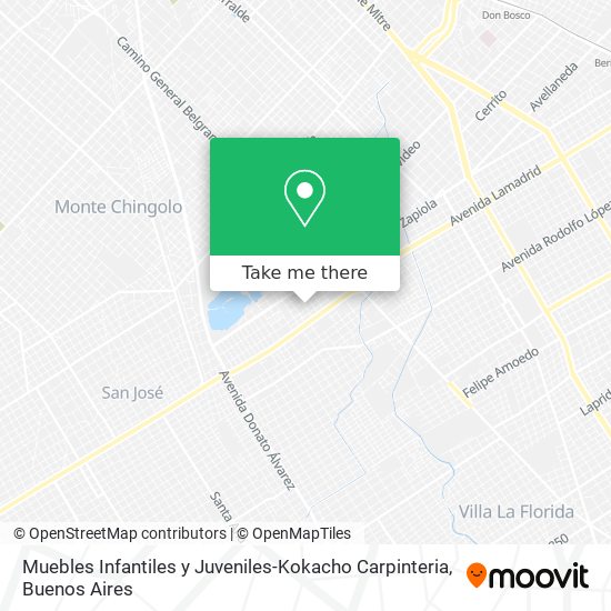 Muebles Infantiles y Juveniles-Kokacho Carpinteria map