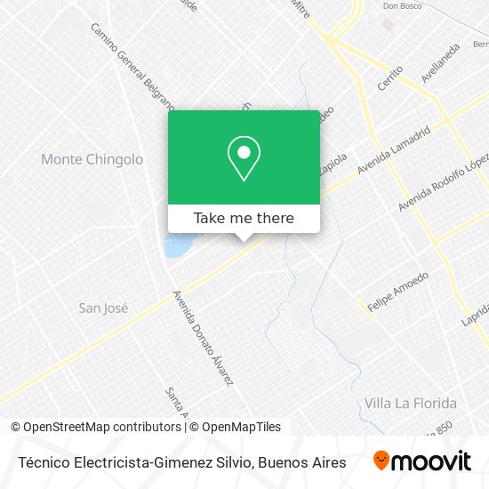 Técnico Electricista-Gimenez Silvio map