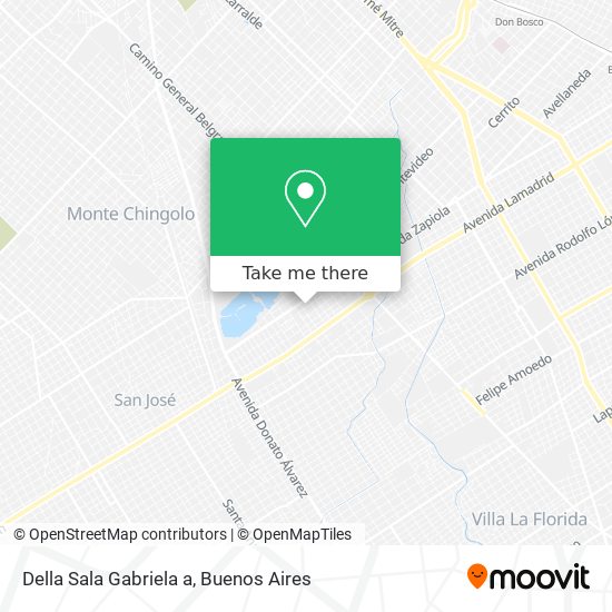 Mapa de Della Sala Gabriela a