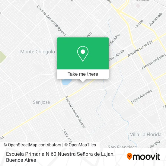 Escuela Primaria N 60 Nuestra Señora de Lujan map