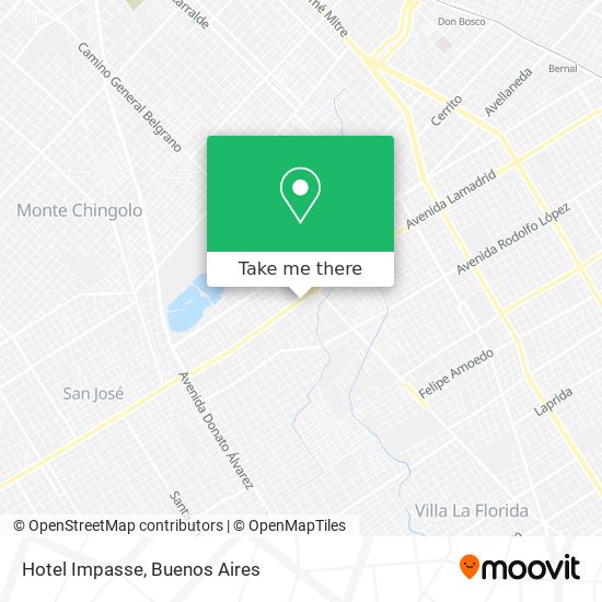 Hotel Impasse map