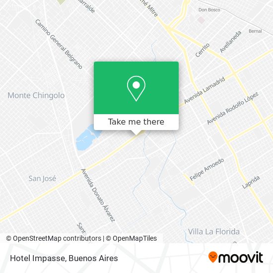 Mapa de Hotel Impasse