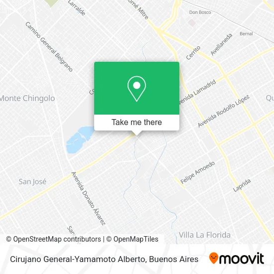 Cirujano General-Yamamoto Alberto map