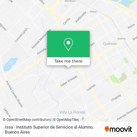 Issa - Instituto Superior de Servicios al Alumno map