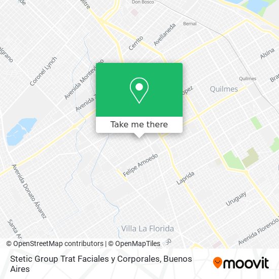 Stetic Group Trat Faciales y Corporales map