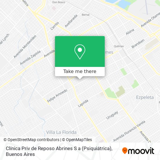 Clínica Priv de Reposo Abrines S a (Psiquiátrica) map