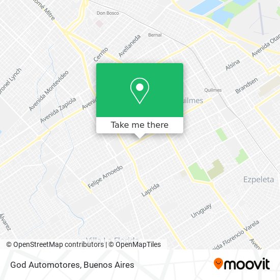 God Automotores map