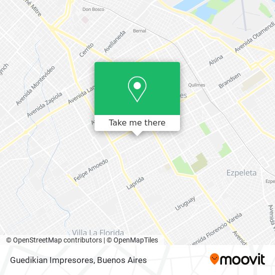Guedikian Impresores map