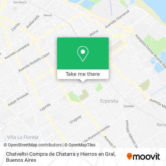 Mapa de Chatveltri-Compra de Chatarra y Hierros en Gral