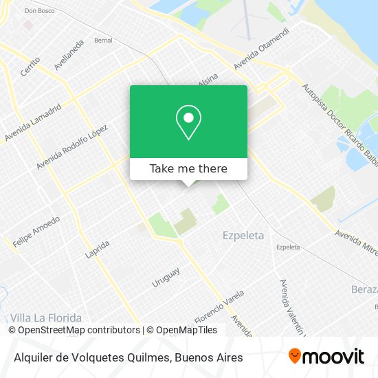 Mapa de Alquiler de Volquetes Quilmes