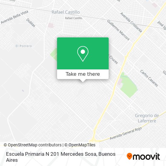 Escuela Primaria N 201 Mercedes Sosa map