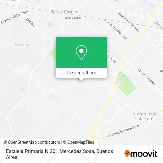 Escuela Primaria N 201 Mercedes Sosa map