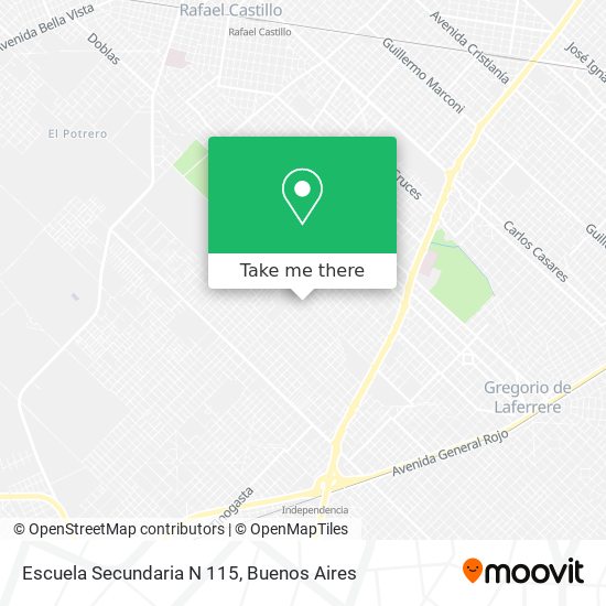 Escuela Secundaria N 115 map