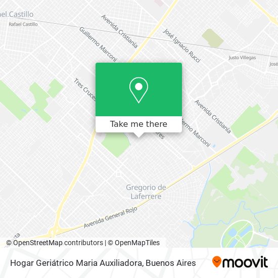 Mapa de Hogar Geriátrico Maria Auxiliadora