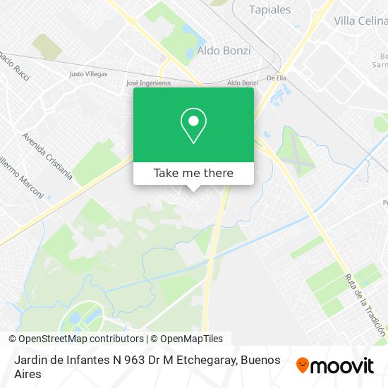 Jardin de Infantes N 963 Dr M Etchegaray map