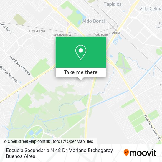 Mapa de Escuela Secundaria N 48 Dr Mariano Etchegaray