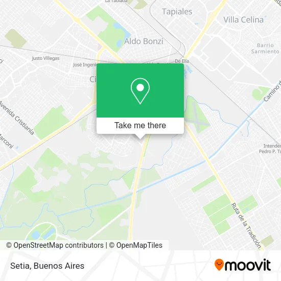 Mapa de Setia