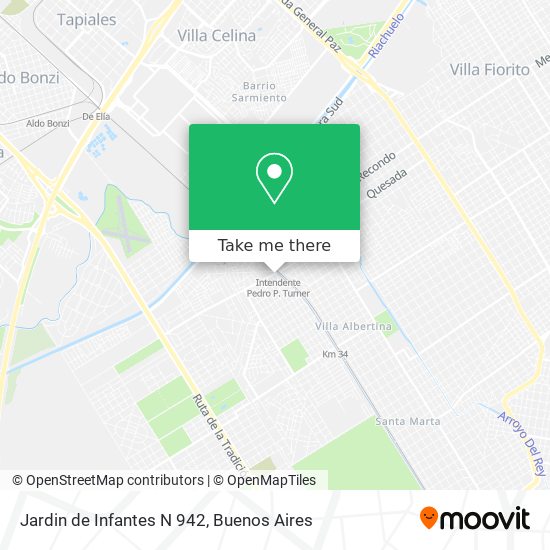 Jardin de Infantes N 942 map