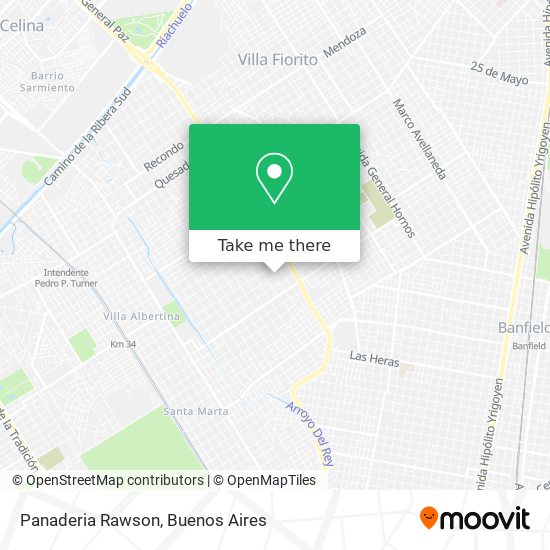 Panaderia Rawson map