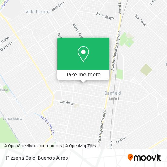 Pizzeria Caio map