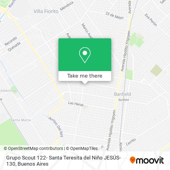 Grupo Scout 122- Santa Teresita del Niño JESÚS-130 map