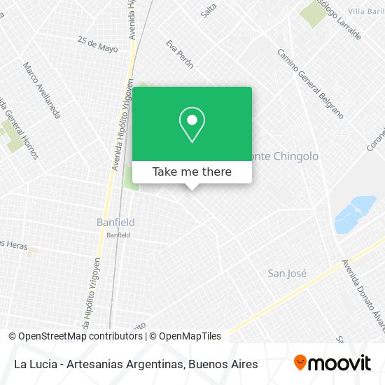 La Lucia - Artesanias Argentinas map