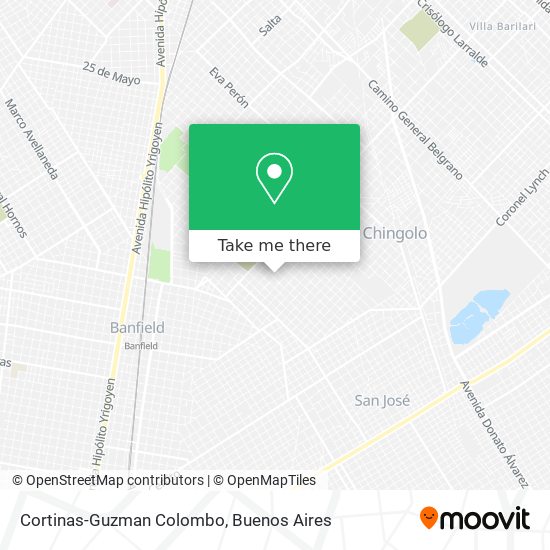 Cortinas-Guzman Colombo map