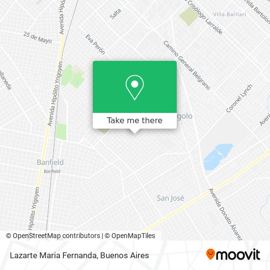 Lazarte Maria Fernanda map
