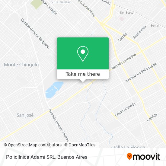 Policlínica Adami SRL map