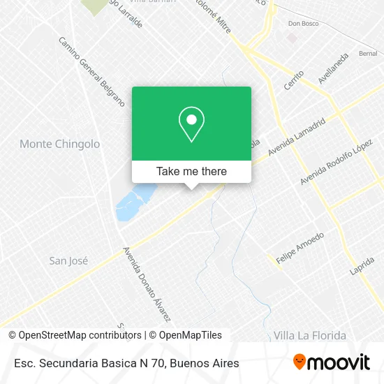 Esc. Secundaria Basica N 70 map