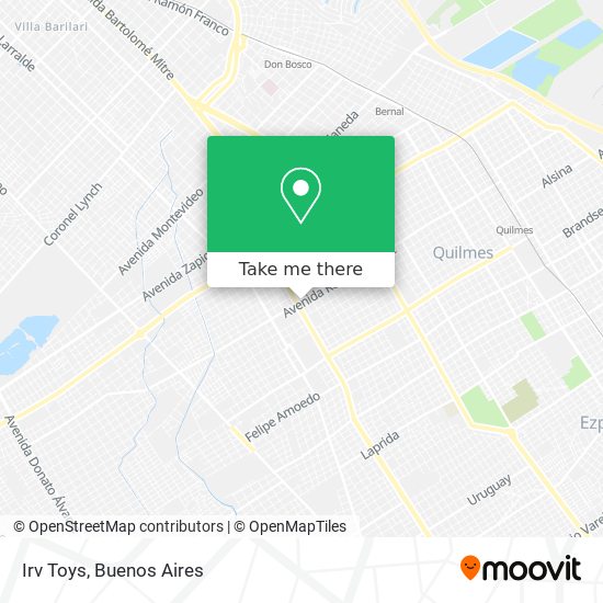 Irv Toys map