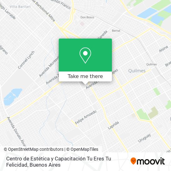 Centro de Estética y Capacitación Tu Eres Tu Felicidad map