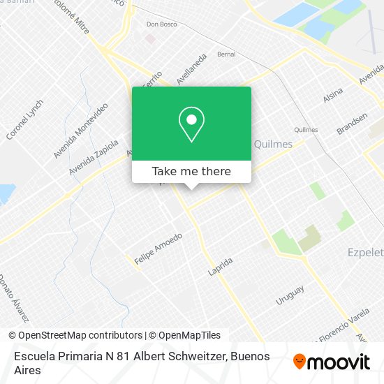 Escuela Primaria N 81 Albert Schweitzer map