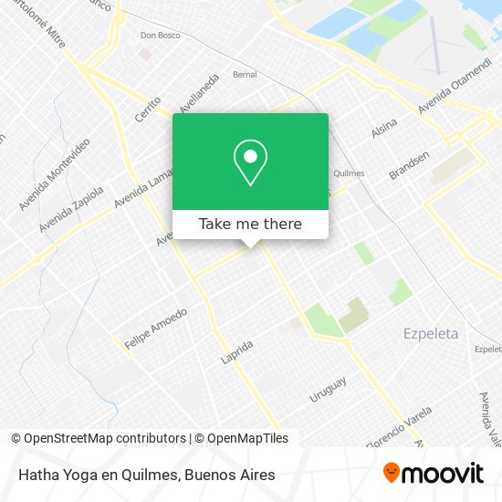 Hatha Yoga en Quilmes map
