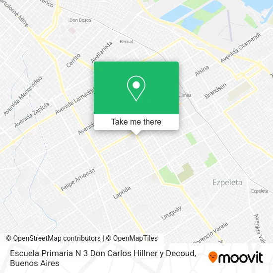 Escuela Primaria N 3 Don Carlos Hillner y Decoud map